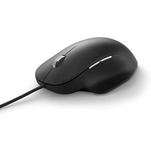 Microsoft Ergonomic Mouse Black - Comfortable Ergonomic Design and Thumb Rest.